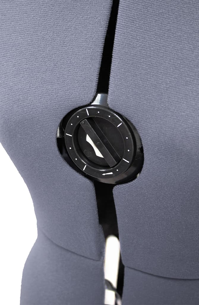 Регулируемый женский манекен Adjustoform Tailormade "A" (S) красный, размер 42-52 - №5