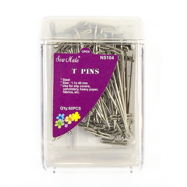 Булавки Т-образные SewMate 1,1x40 мм (60 шт)  undefined
