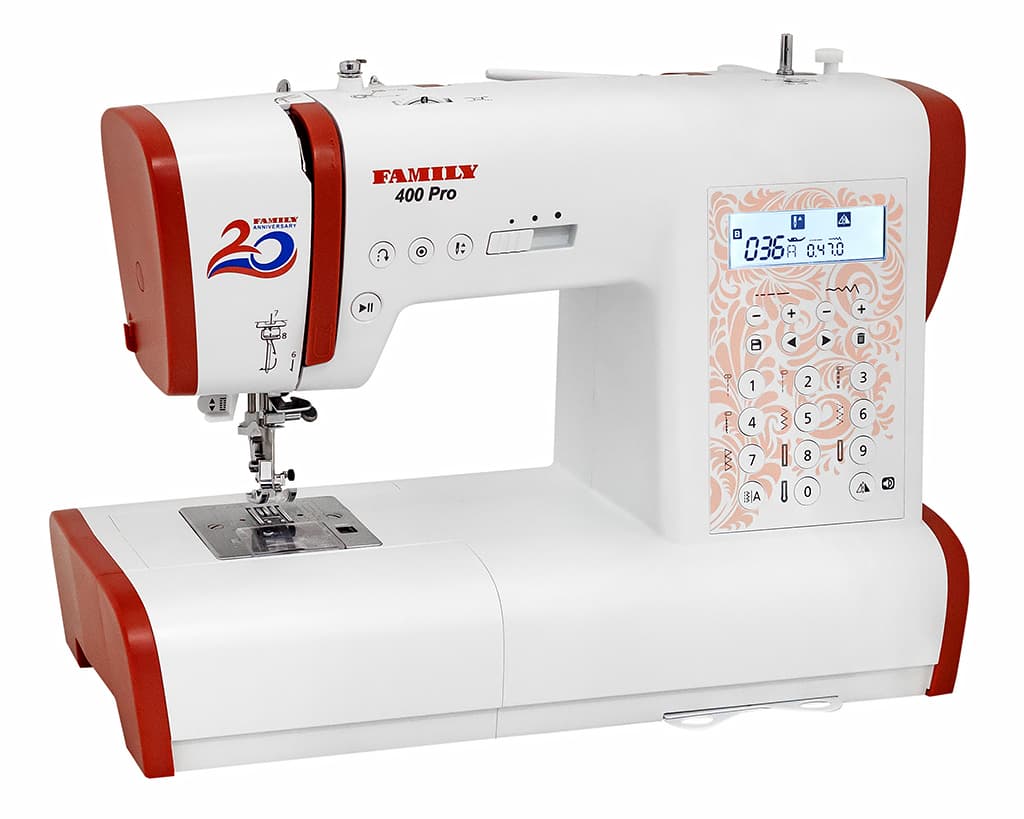 Швейная машина с микропроцессорным управлением Family 400 Pro