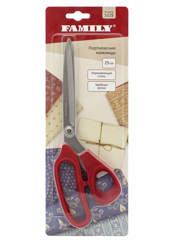 Ножницы Family портновские 25 см - №1