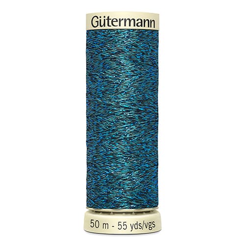 Gütermann Metallic Effect №90 50м цвет 483, темно-бирюзовый undefined