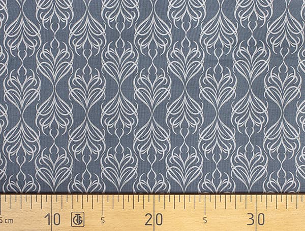 Ткань Gütermann Good Vibes (вензеля на сером) undefined