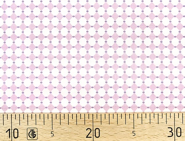 Ткань Gütermann Notting Hill (розовые ромбики) undefined