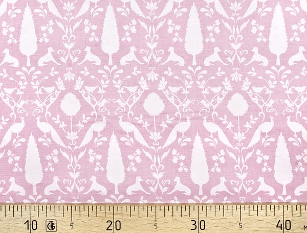 Ткань Gütermann Notting Hill (розовый/белые растения и животные) undefined