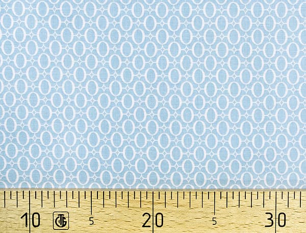 Ткань Gütermann Notting Hill (голубой/белые кольца) undefined