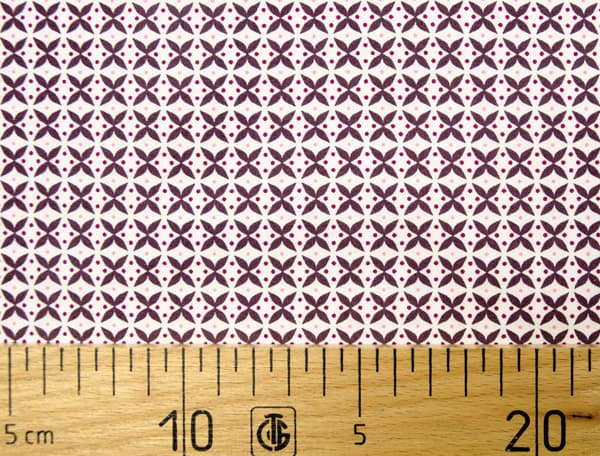 Ткань Gütermann Fenton House (сливовый в белые ромбики) undefined