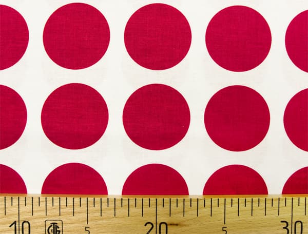 Ткань Gütermann Fenton House (большой красный горох) undefined