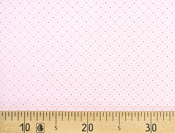 Ткань Gütermann Long Island (розовый в белый рисунок) undefined