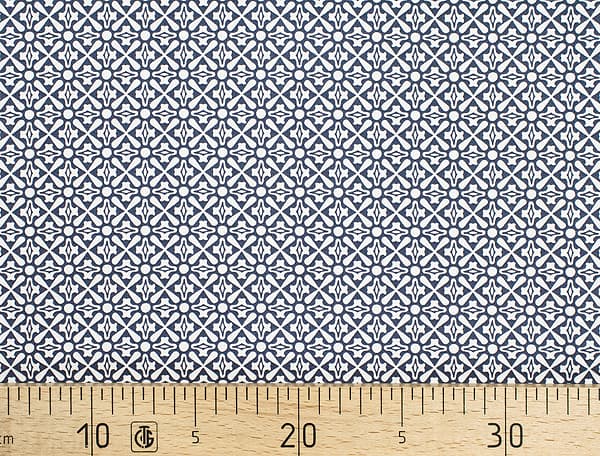 Ткань Gütermann Marrakesch (синий/белый орнамент) undefined