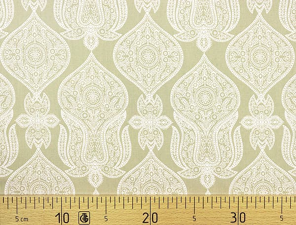 Ткань Gütermann Marrakesch (оливковый/белый восточный орнамент) undefined