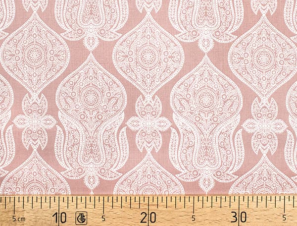 Ткань Gütermann Marrakesch (дымчато-розовый/белый восточный орнамент) undefined
