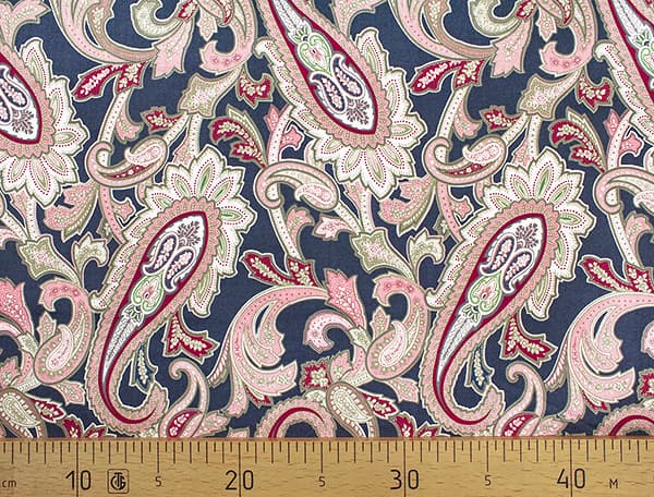 Ткань Gütermann Marrakesch (синий/восточный огурец) undefined