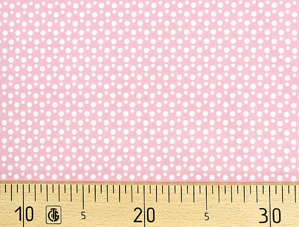 Ткань Gütermann Portofino (розовый в белый горошек) undefined