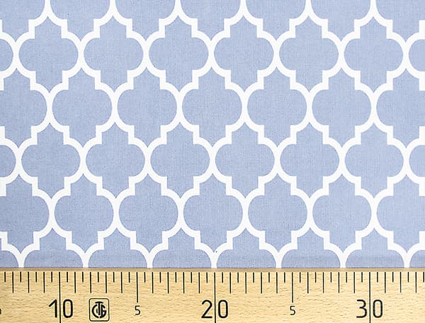 Ткань Gütermann Portofino (голубой/крупный белый узор) undefined