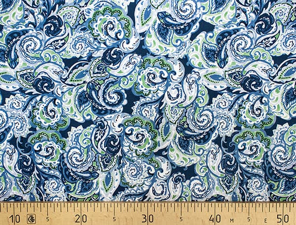 Ткань Gütermann Unique (морская пена в синем) undefined