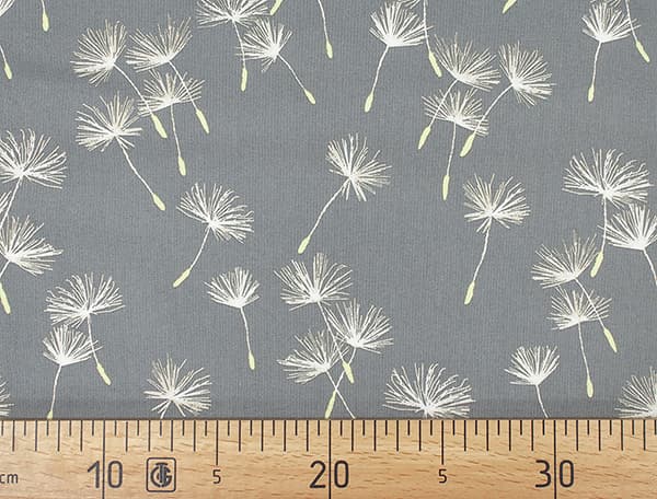 Ткань Gütermann Natural Beauty (одуванчики на сером) undefined