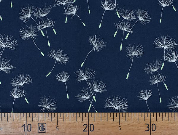 Ткань Gütermann Natural Beauty (одуванчики на темно-синем) undefined