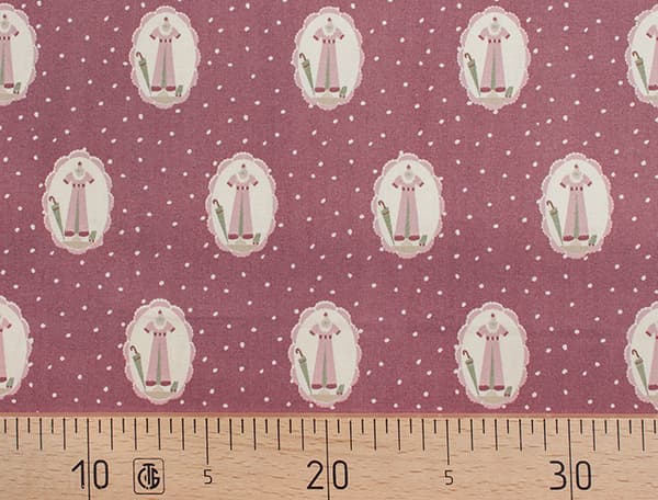 Ткань Gütermann Pemberley (манекен на бордовом) undefined