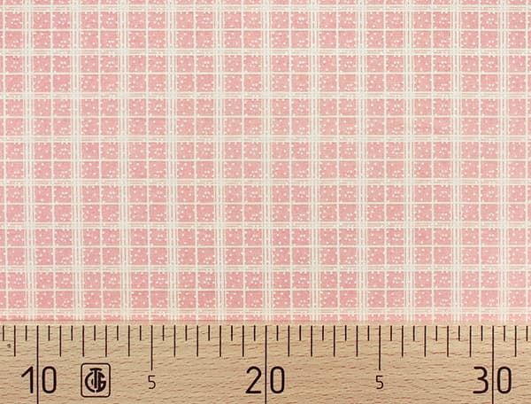 Ткань Gütermann With Love (клетка на темно-розовом) undefined