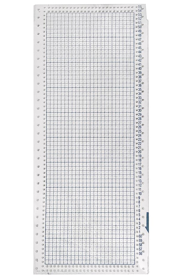 Чистые перфокарты 5 класса для КН860, 10шт