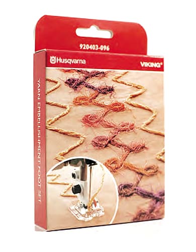 Набор с прижимной лапкой для нашивания пряжи undefined