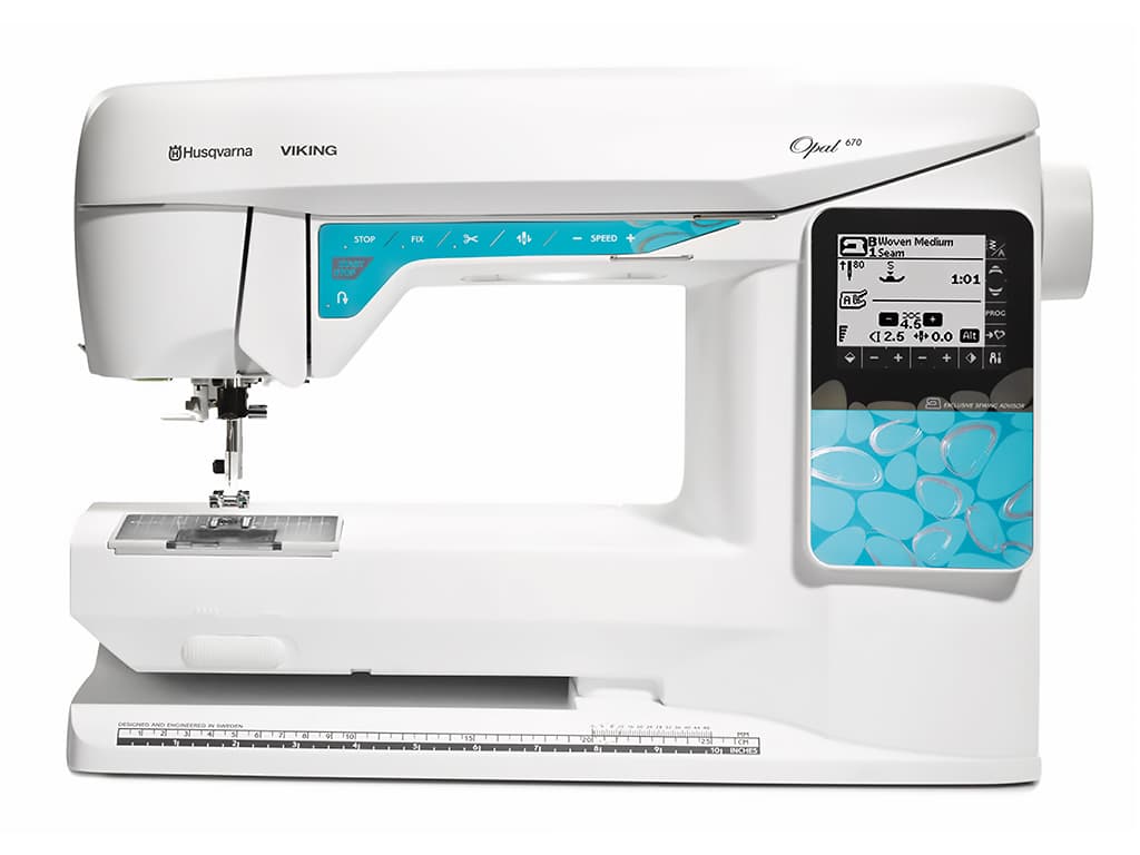 Швейная машина с микропроцессорным управлением Husqvarna Opal 670