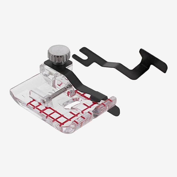 Лапка прозрачная для пэчворка с набором направляющих (для машин с шириной строчки 9мм) undefined