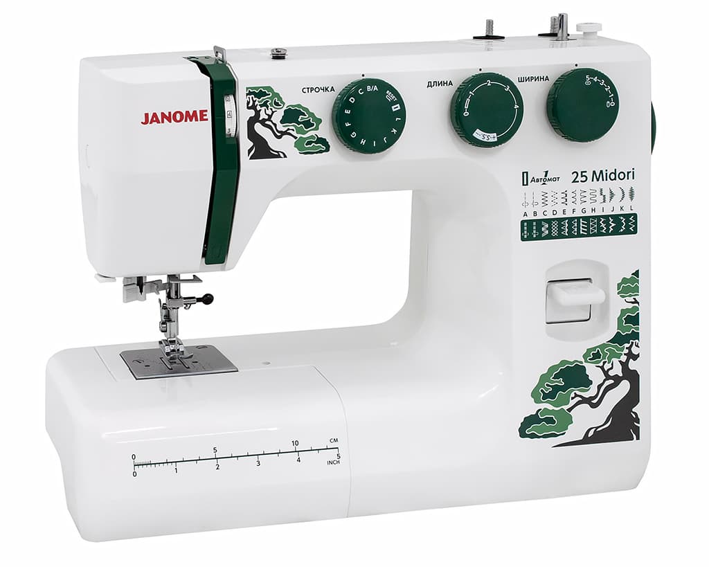 Электромеханическая швейная машина Janome 25 Midori (Уценка)