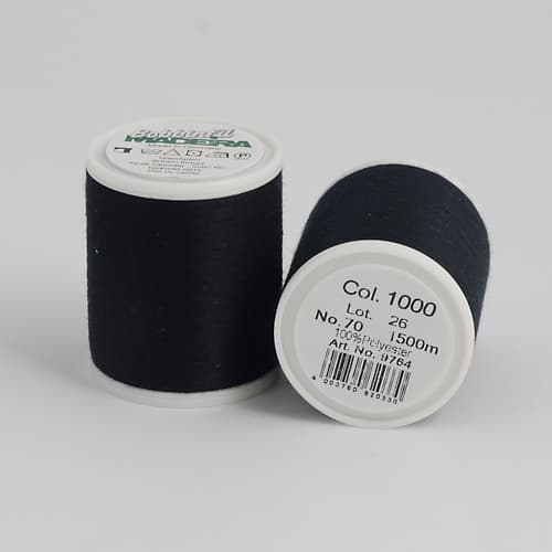 Нитки шпульные Madeira Bobbinfil №70 (1500м) черные undefined