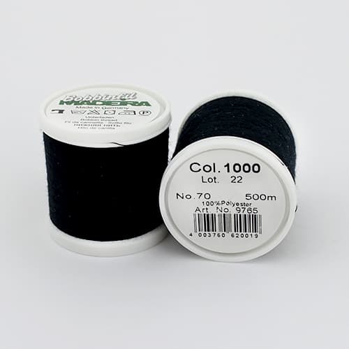 Нитки шпульные Madeira Bobbinfil №70 (500м) черные undefined