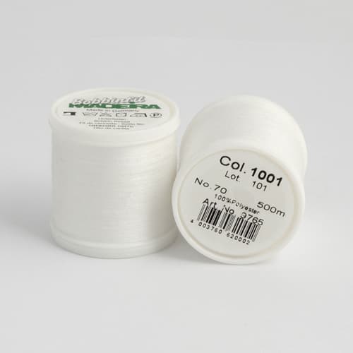 Нитки шпульные Madeira Bobbinfil №70 (500м) белые undefined