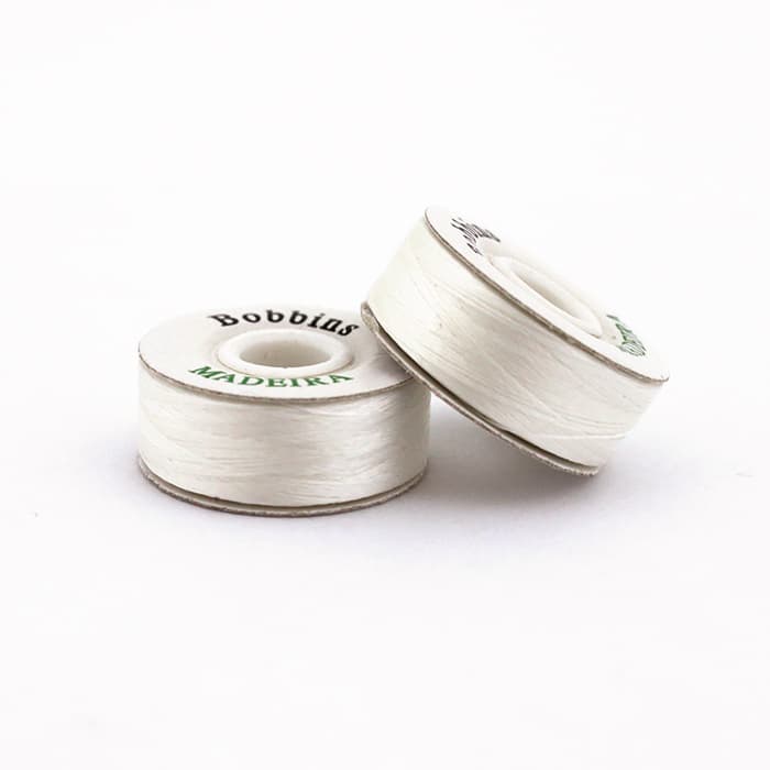 Нитки Madeira Bobbins №150 (120м на шпуле) 50 шт белые - №1