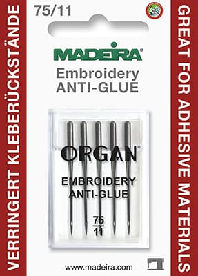 Иглы для вышивки с эффектом Анти-Клей №75 Madeira Anti-Glue 130/705H-E 5 шт undefined