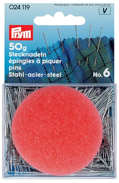 Булавки-гвоздики 30х0,6мм в коробке 50г undefined