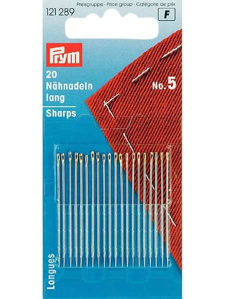 Иглы для шитья №5 20шт undefined