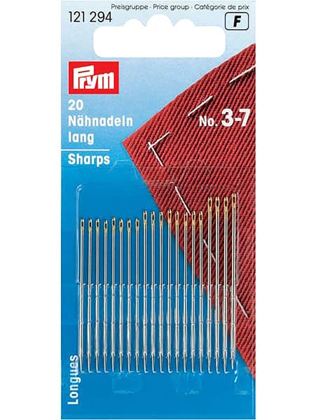 Иглы для шитья №3-7 20шт undefined
