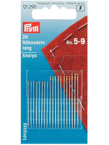 Иглы для шитья №5-9 20шт undefined