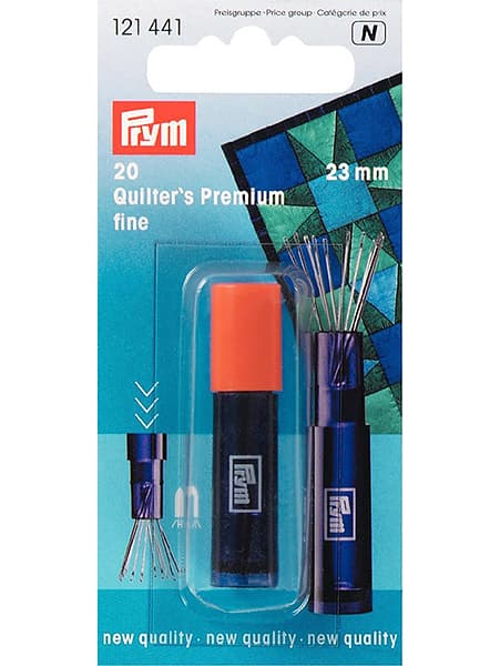 Иглы для квилтинга тонкие в оранжевой тубе 0,6х23мм 20шт undefined