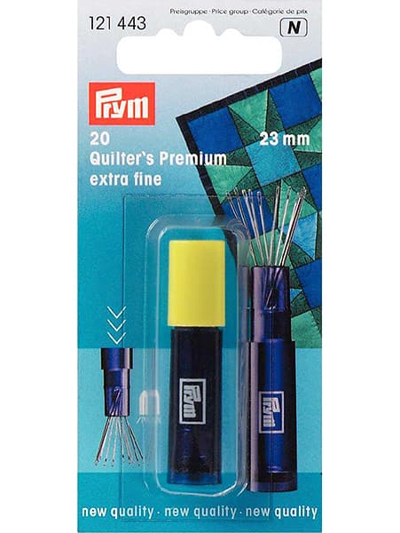 Иглы для квилтинга очень тонкие в желтой тубе 0,53х23мм 20шт undefined