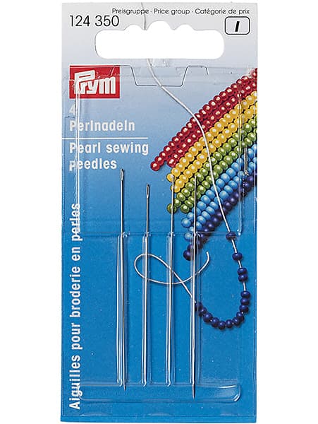 Иглы для бисера №10,12 4шт undefined