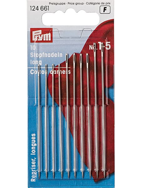 Иглы штопальные длинные №1-5 10шт undefined