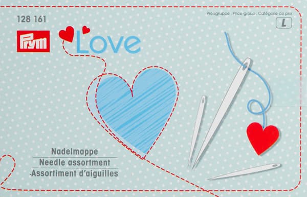 Набор игл "Love" для шитья и штопки 29шт с нитевдевателем undefined