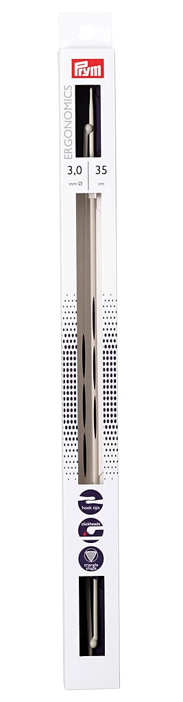 Спицы эргономичные Prym Ergonomics 35см/3,0мм (2шт)