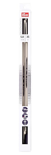 Спицы эргономичные Prym Ergonomics 35см/5,0мм (2шт) undefined