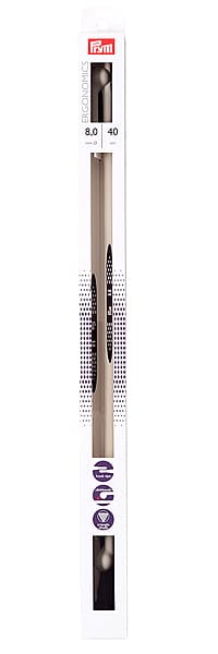 Спицы эргономичные Prym Ergonomics 40см/8,0мм (2шт) undefined