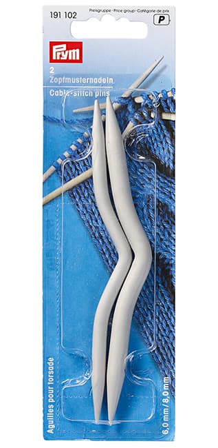 Дополнительные спицы для вязания кос (алюм.) 6/8мм undefined