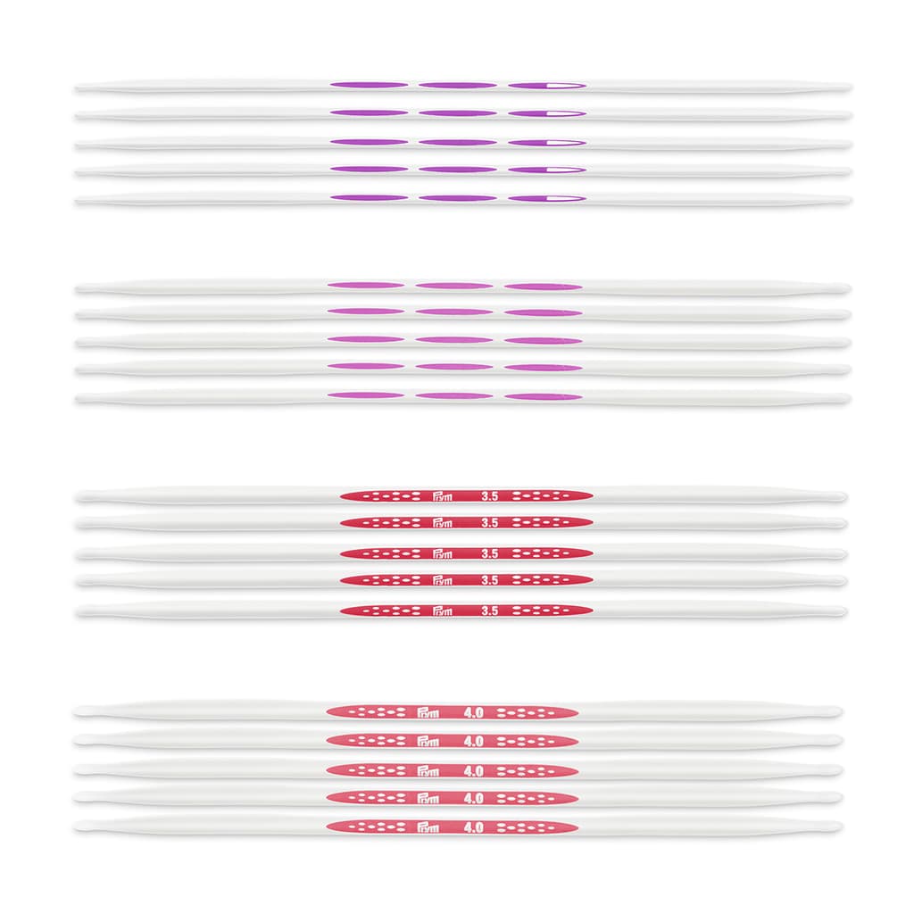 Набор чулочных эргономичных спиц Prym Ergonomics 20см/2,5-4,0мм (4х5шт) - №1