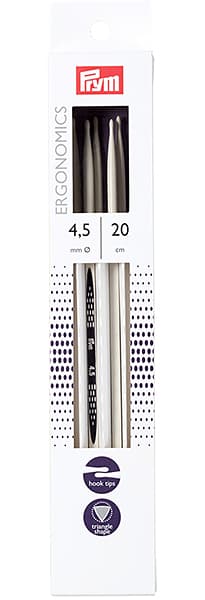 Спицы чулочные эргономичные Prym Ergonomics 20см/4,5мм (5шт) undefined