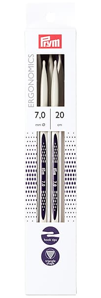 Спицы чулочные эргономичные Prym Ergonomics 20см/7,0мм (5шт) undefined