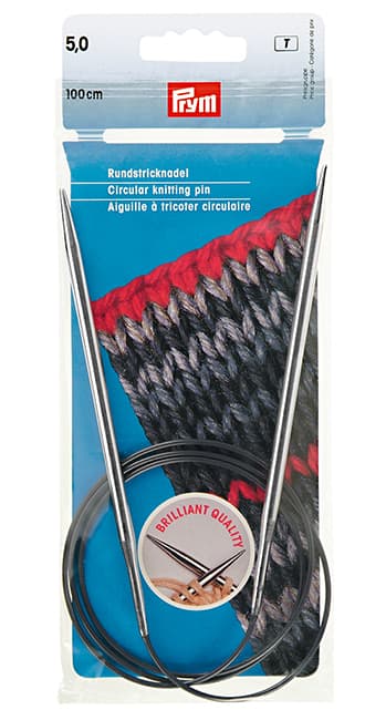 Спицы латунные никелированные круговые 100см/5мм undefined